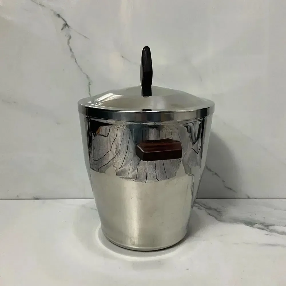 VINTAGE MCM Irvin Ware Stainless Steel Ice Bucket